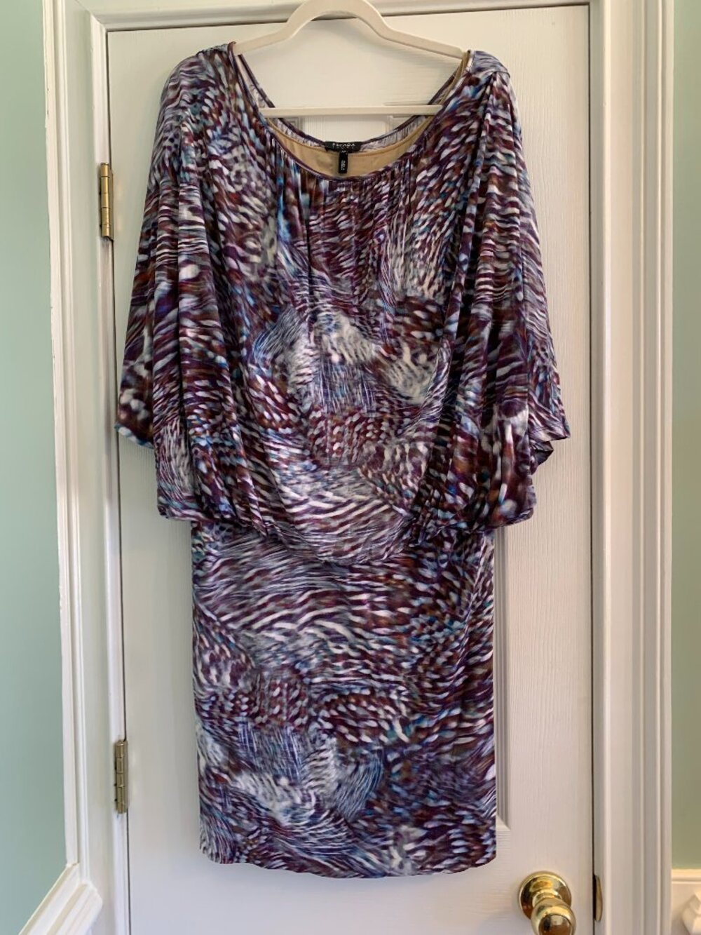 Escada Sport Medium Purple Abstract Dress